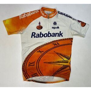 VINTAGE AGU Cycling Jersey SS Men Medium Made In Italy